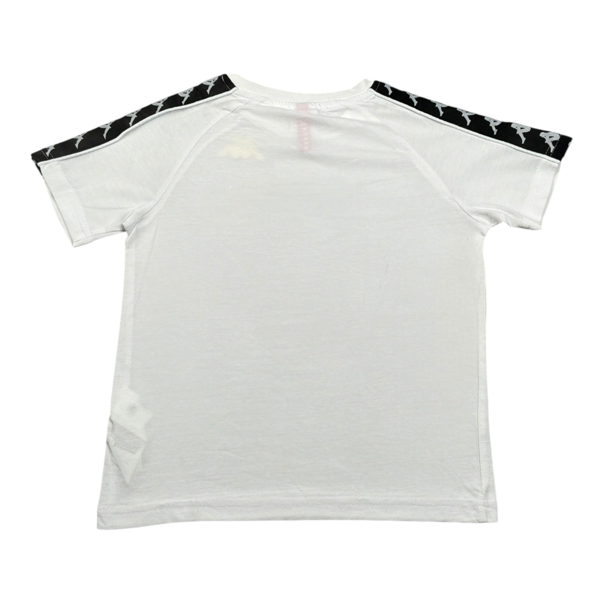Kappa T-Shirt Girocollo tinta unita con Logo Bianco per Bambino 174934 BIANCO KAPPA 