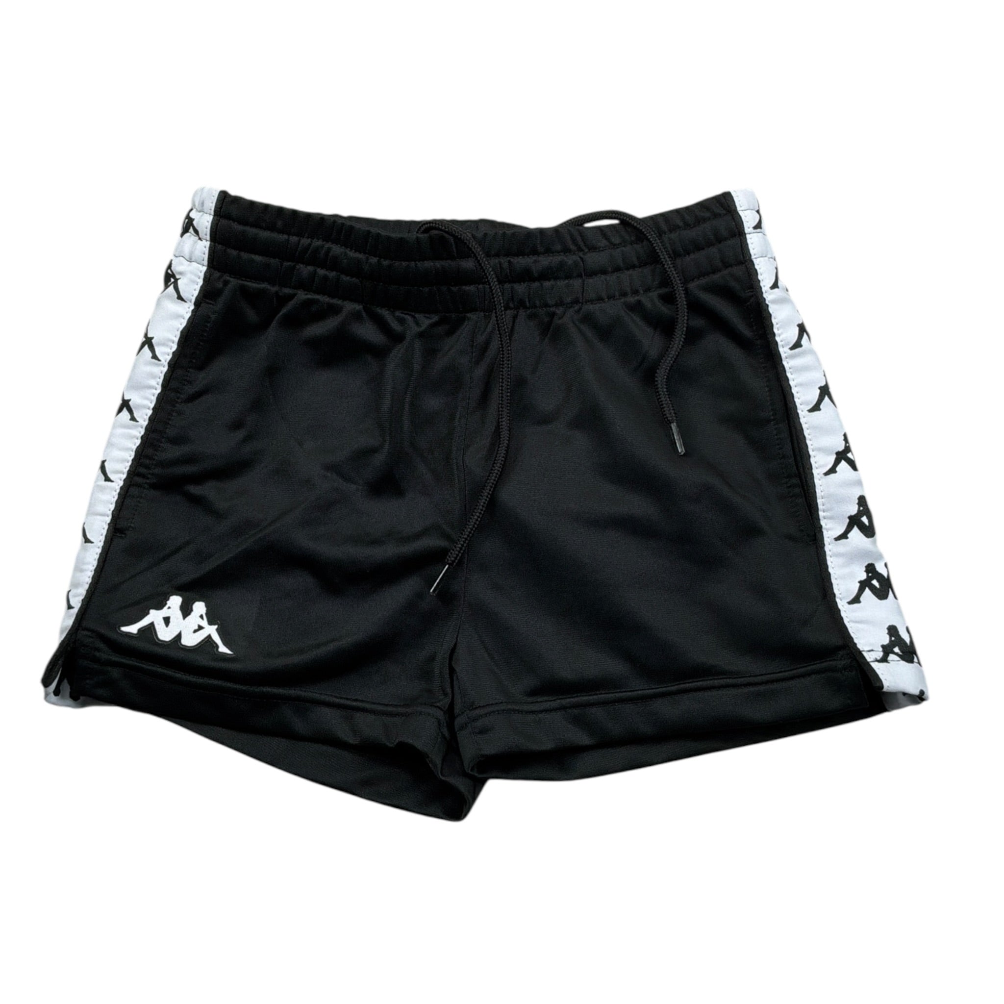 Kappa Short tinta unita con Logo Nero per Bambina 304S7L0 NERO KAPPA 