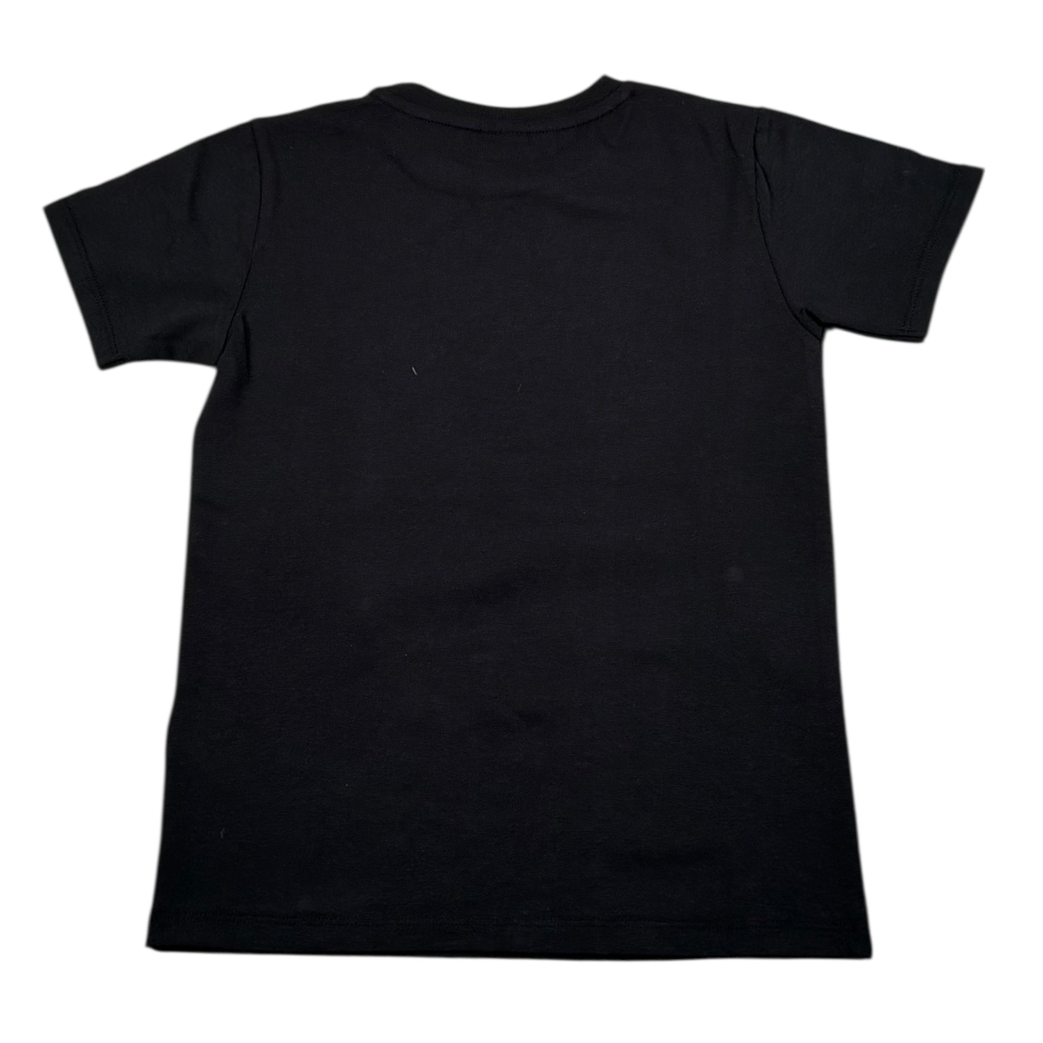 Kappa T-Shirt Girocollo Tinta Unita con Stampe per Bambino 3736M00009 NERO KAPPA 