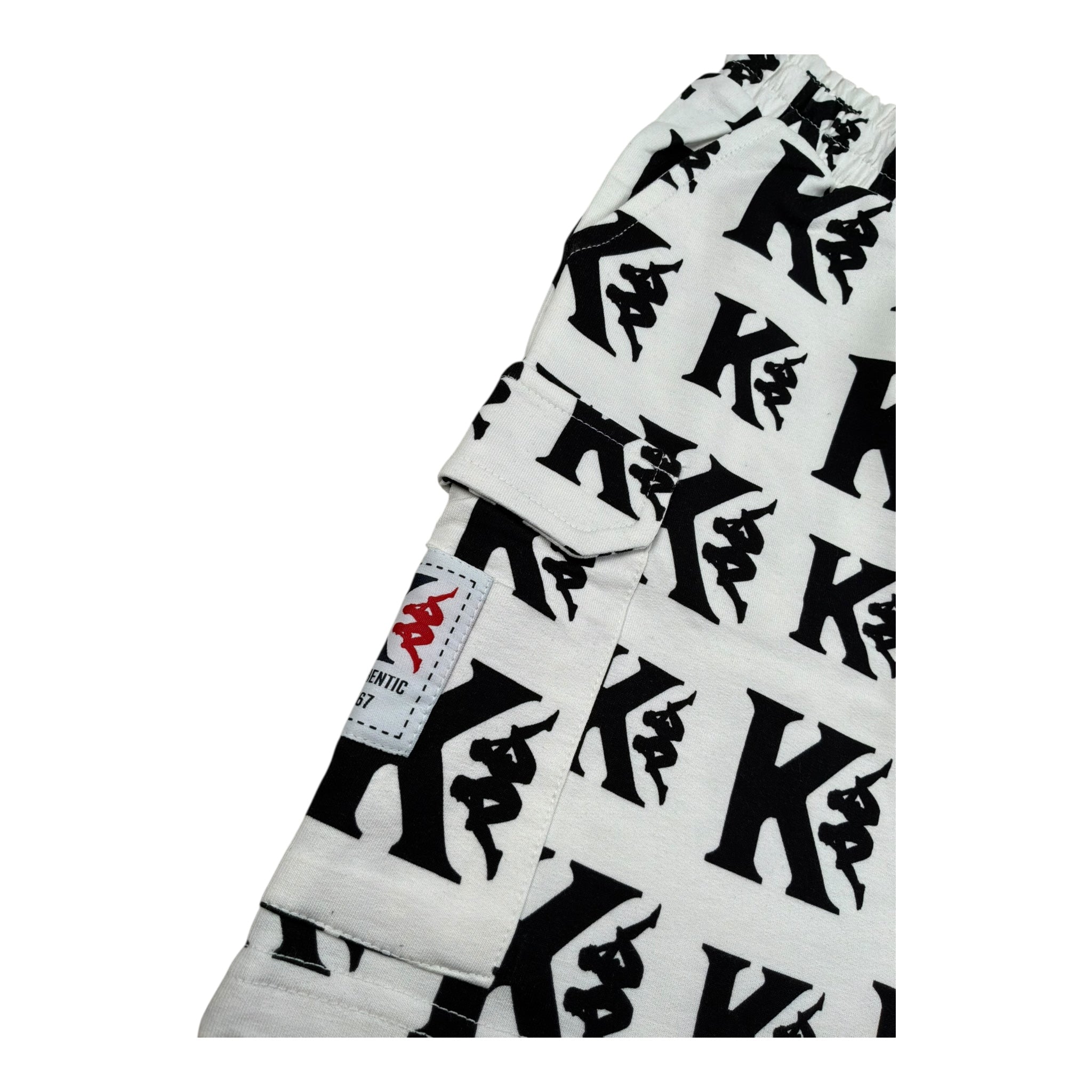 Kappa Bermuda Tinta Unita con Loghi per Bambino 3736SF00015 BIANCO KAPPA 
