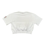 Kappa T-Shirt Girocollo Tinta Unita con Stampa per Bambina 3746MY00032 BIANCO KAPPA 