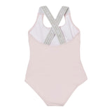 Karl Lagerfeld Costume Intero Tinta Unita con Stampe per Neonata Z30512 ROSA KARL LAGERFELD 