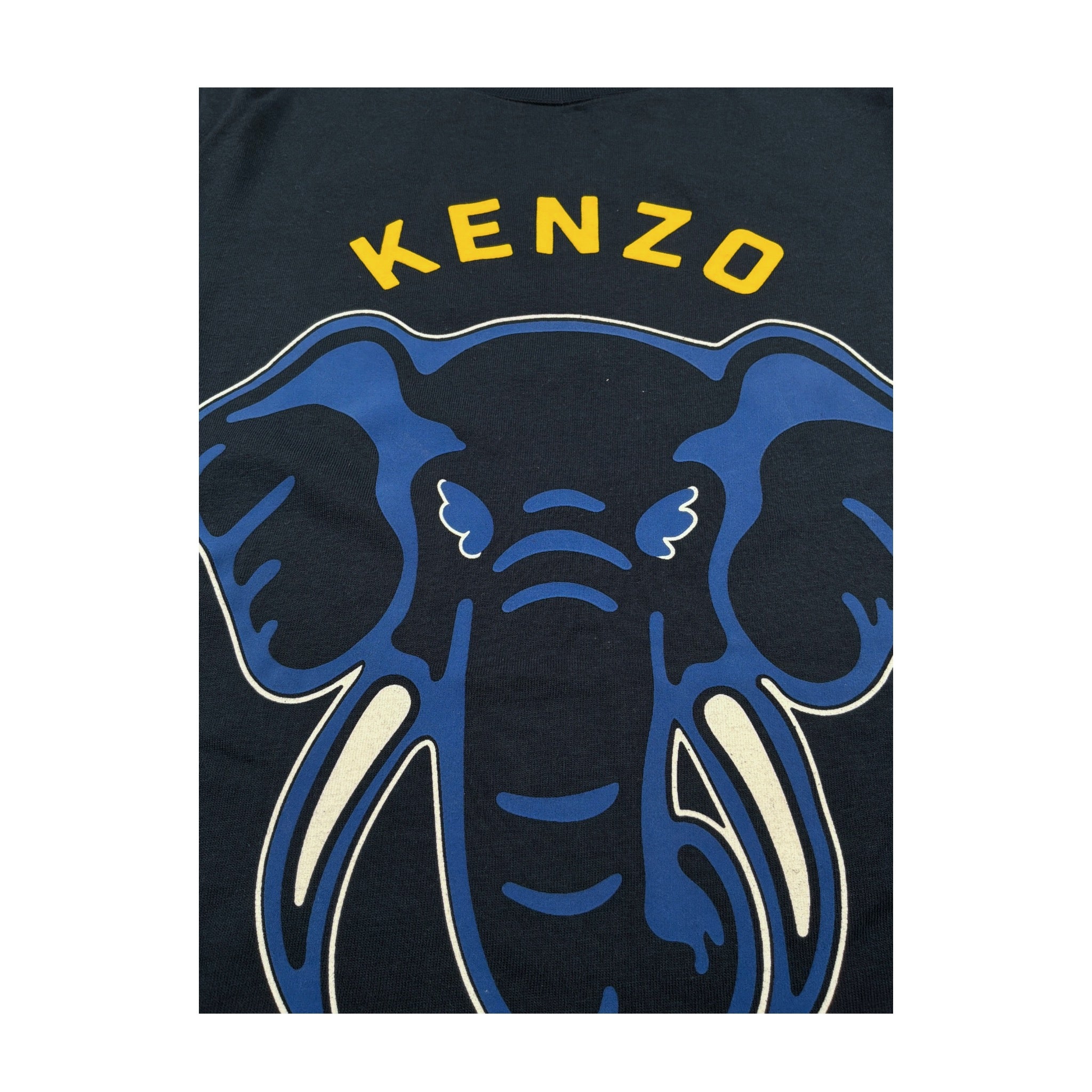 Kenzo T-Shirt Girocollo tinta unita Blu per Bambino K60357 BLU KENZO 