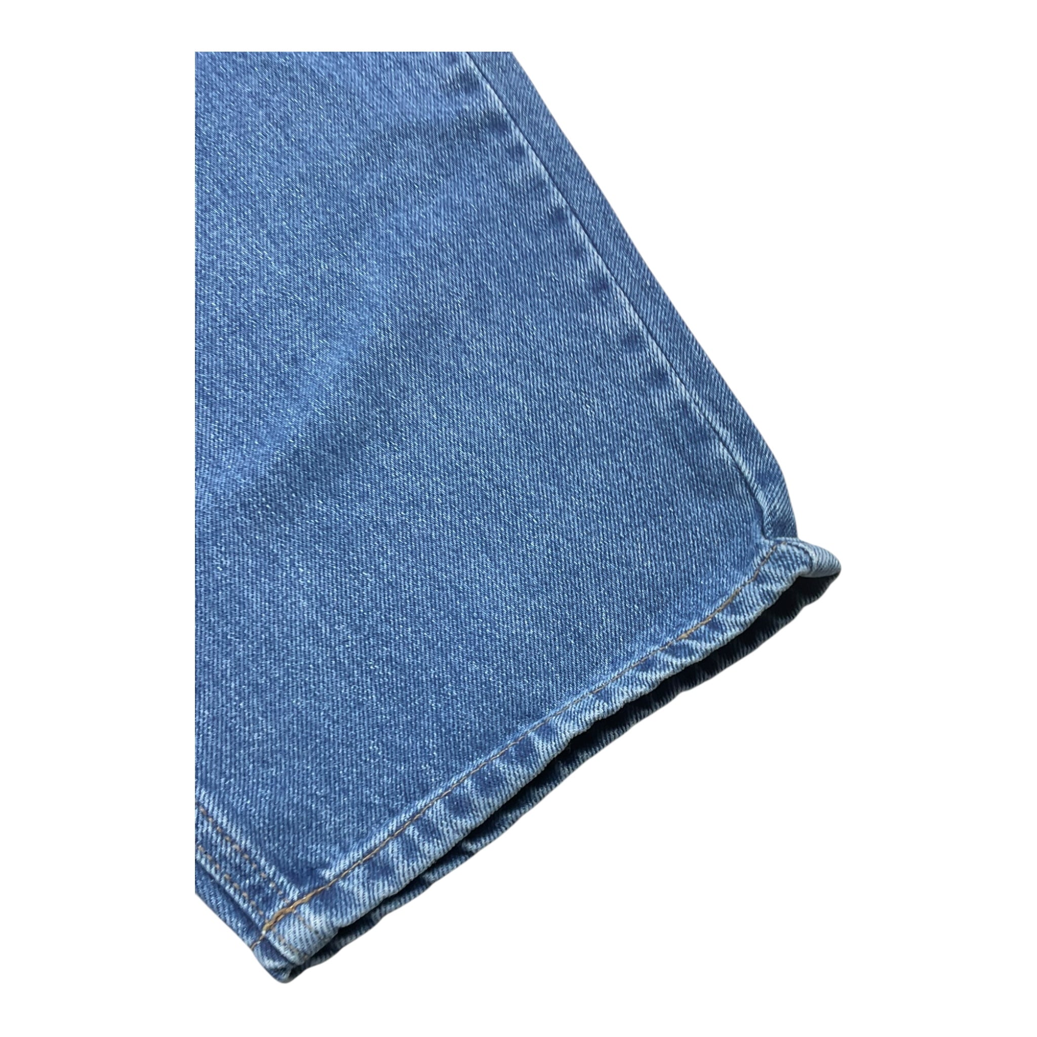 Kenzo Jeans Tinta Unita con Elastico In Vita per Bambina K60658 BLU KENZO 