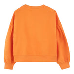 Kenzo Felpa Girocollo Tinta Unita con Stampa per Bambina K61049 ARANCIONE KENZO 