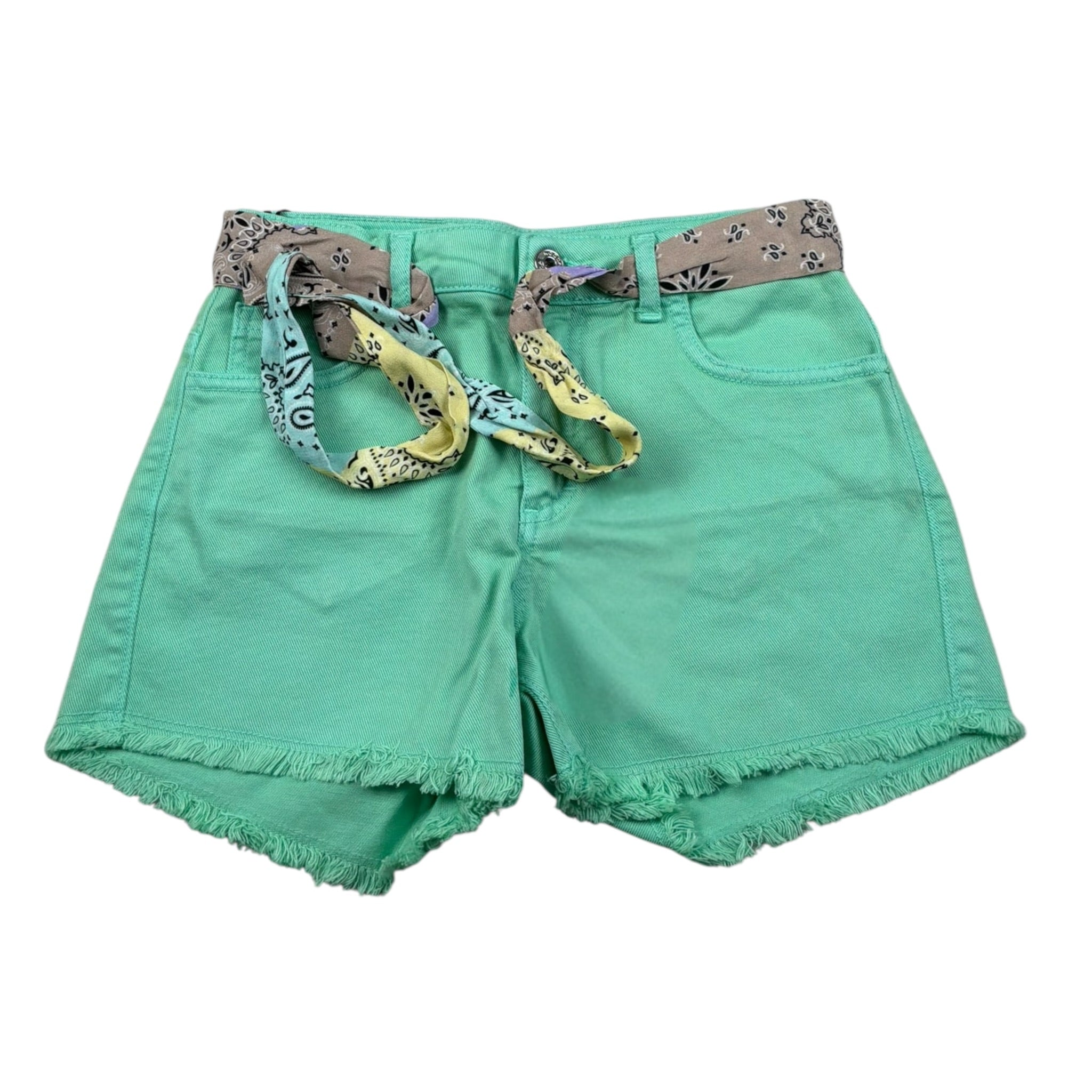 Kocca Short Tinta Unita con 5 Tasche per Bambina RASX VERDE Kocca 