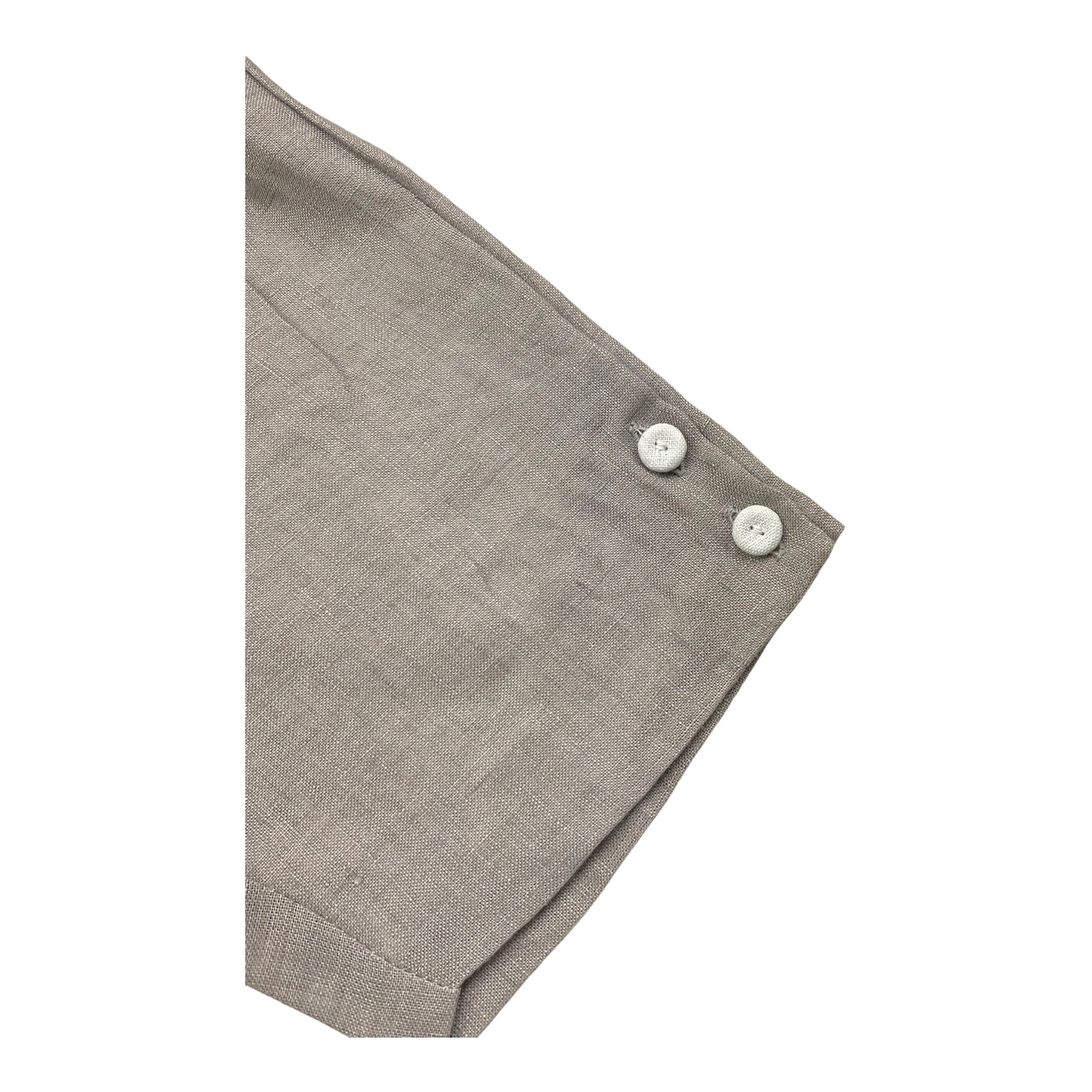 La Stupenderia Completo 2 Pezzi Camicia-Bermuda Bicolore per Neonato CCCT71 BIANCO/SABBIA LA STUPENDERIA 