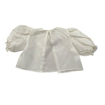 La Stupenderia coprispalleTinta Unita con Trasparenze per Bambina CJGH84 BEIGE LA STUPENDERIA 