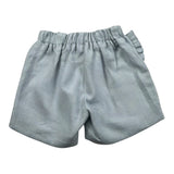La Stupenderia Short Tinta Unita con Elastico In Vita per Neonata TJBR74X AZZURRO LA STUPENDERIA 