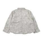 Lalalu' Camicia Manica Lunga Tinta Unita con Stampa per Bambino CML130PB BEIGE LALALU' 