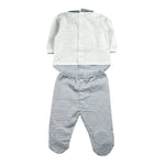 Lalalu' Completo 2 Pezzi Shirt-Ghettina Bianco per Neonato CPL3P BIANCO LALALU' 