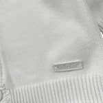 Lalalu' Cardigan tinta unita con Logo Bianco per Neonata MGL1P BIANCO LALALU' 