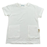 Lalalu' T-Shirt Girocollo tinta unita Bianco per Bambino TSL50PBX BIANCO LALALU' 