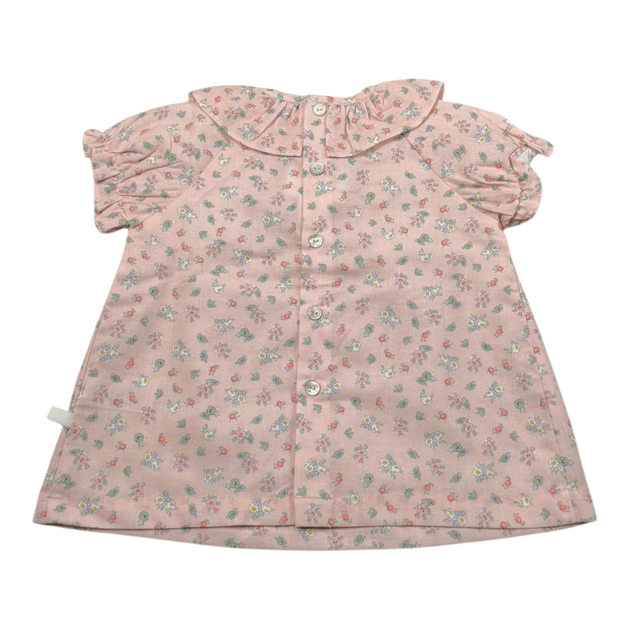Laranjinha Camicia Tinta Unita con Stampa per Neonata 92918V5818R51 ROSA LARANJINHA 