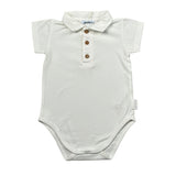 Laranjinha Body Mezza Manica Tinta Unita per Neonato 92951V5809M61 BIANCO LARANJINHA 