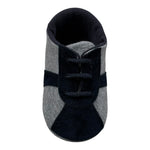 Le Bebe Scarpine Neonato Bicolore con Lacci per Neonato LBB1471 GRIGIO LE BEBE 