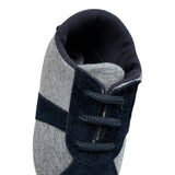Le Bebe Scarpine Neonato Bicolore con Lacci per Neonato LBB1471 GRIGIO LE BEBE 