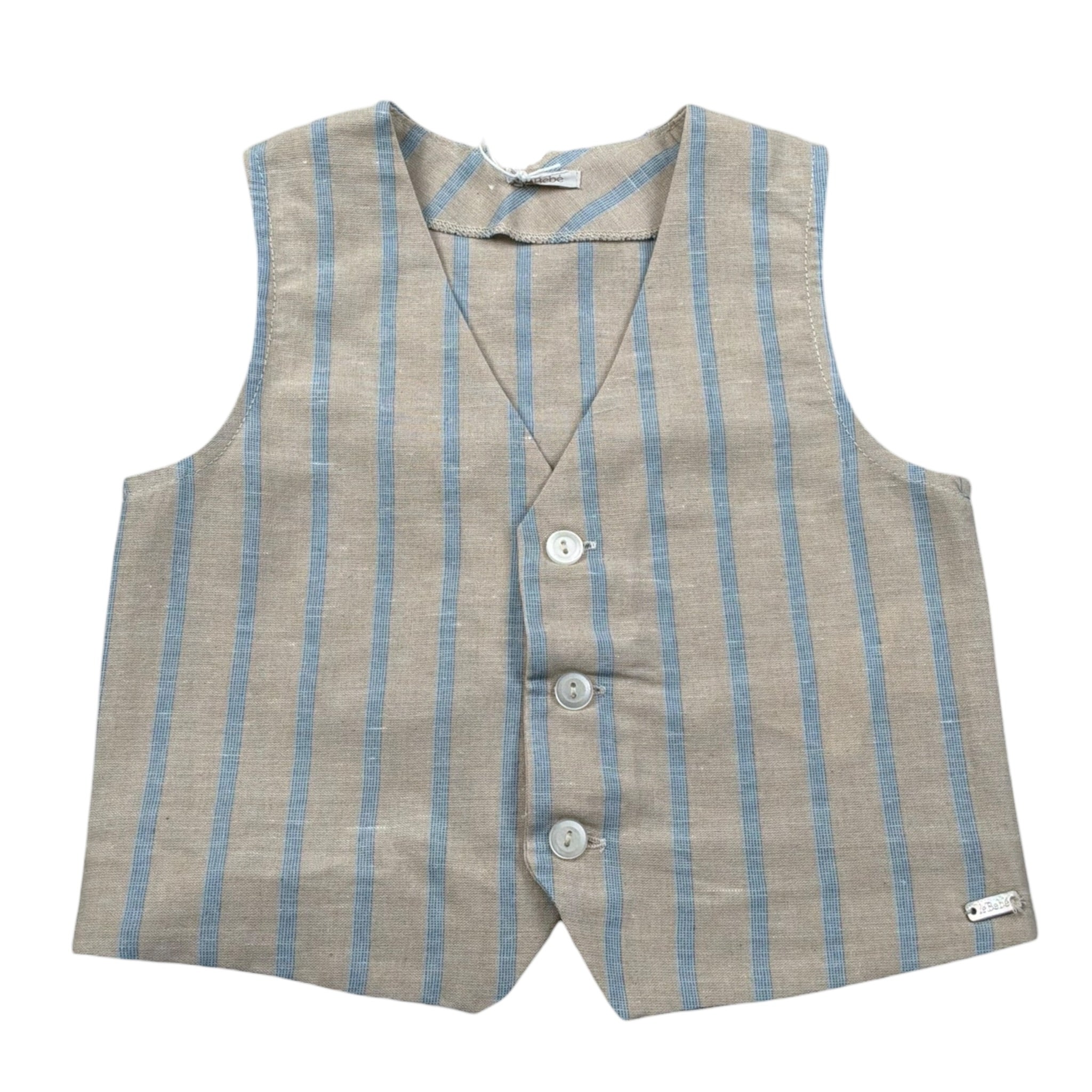 Le Bebe Gilet Fantasia A Righe per Neonato LBB4964 BEIGE LE BEBE 