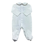 Le Bebe Tutina Manica Lunga Tinta Unita con Stampa per Neonato LBB5271 BIANCO LE BEBE 