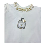 Le Bebe Abito Manica Lunga Tinta Unita con Gonna Tulle per Neonata LBG0465 BIANCO LE BEBE 