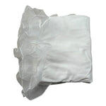 Le Bebe Coperta Tinta Unita con Tulle per Neonata LBG5597 BIANCO LE BEBE 