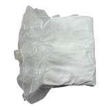 Le Bebe Coperta Tinta Unita con Tulle per Neonata LBG5597 BIANCO LE BEBE 