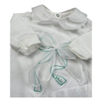 Le Bebe Tutina Manica Lunga Tinta Unita per Neonata LBG5617 BIANCO LE BEBE 