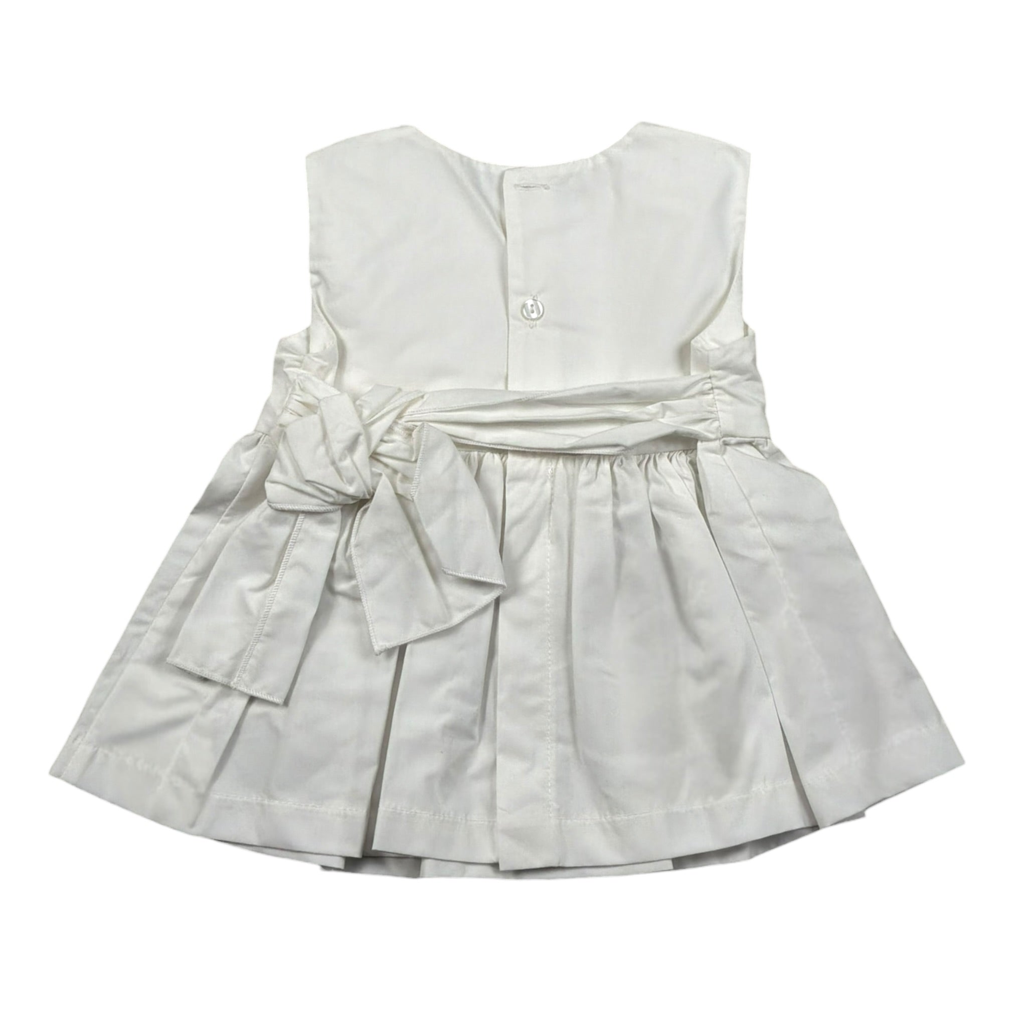 Le Bebe Camicia Giromanica Tinta Unita per Neonata LBG5822 BIANCO LE BEBE 