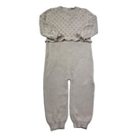 Le Bebe Tutina Manica Lunga Tinta Unita con Trafori per Neonata LBG6267 BEIGE LE BEBE 