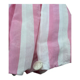 Le Bebe Camica Mezza Manica Fantasia A Righe per Neonata LBG6357 BIANCO/ROSA LE BEBE 