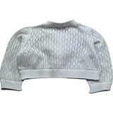Le Bebe Coprispalle Tinta Unita Traforato per Neonata LBG6405 BIANCO LE BEBE 