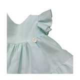 Le Bebe Abito Mezza Manica Tinta Unita per Neonata LBG6435 VERDE ACQUA LE BEBE 