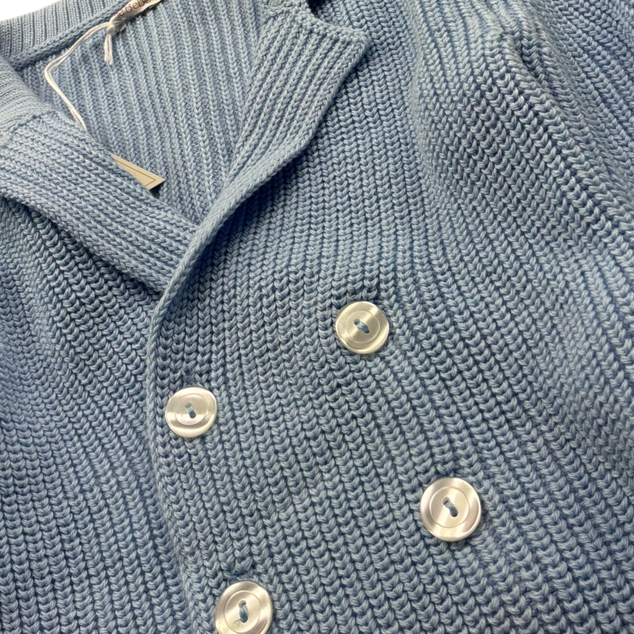 Le Bebe' Cardigan Tinta Unita con Bottoni per Neonato LBB5352 AZZURRO LE BEBE' 