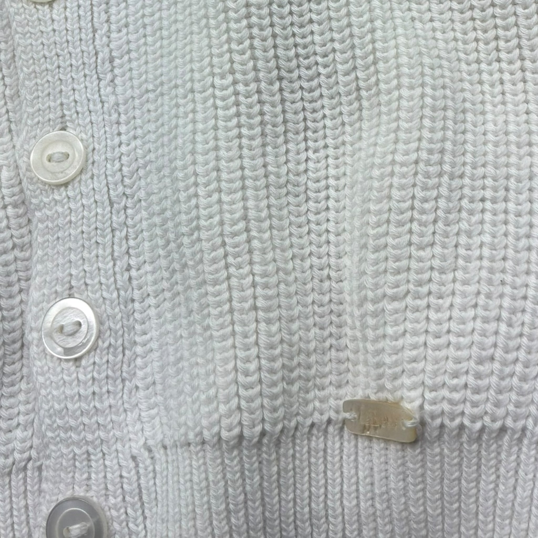 Le Bebe' Cardigan Tinta Unita con Bottoni per Neonato LBB5417 PANNA LE BEBE' 