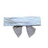 Le Bebe' Fascia Tinta Unita con Fiocco per Neonata LBG6415 BIANCO/BEIGE LE BEBE' 