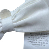 Le Bebe' Fascia Tinta Unita con Fiocco per Neonata LBG6438 BIANCO LE BEBE' 