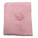 Le Coconne Coperta Tinta Unita con Applicazioni per Neonata 2125 ROSA LE COCONNE 