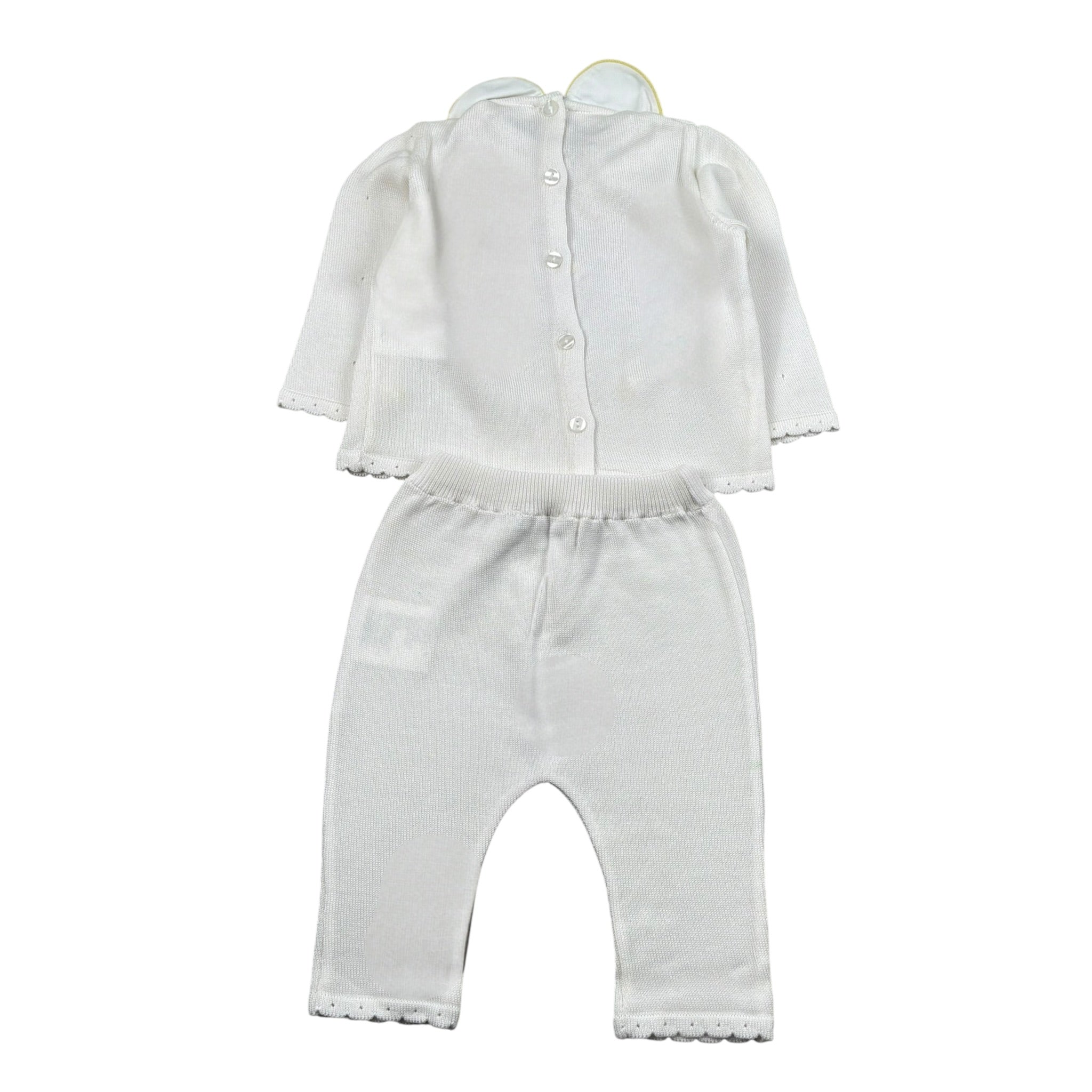 Le Coconne Completo 2 Pezzi Maglia-Leggins per Neonata LCN1412 PANNA LE COCONNE 