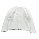 Le Coconne Cardigan Tinta Unita con Bottoni In Contrasto per Neonato LCN1592 BIANCO LE COCONNE 