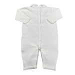 Le Coconne Tutina Tinta Unita con Ricami per Neonata LCN2124 PANNA LE COCONNE 