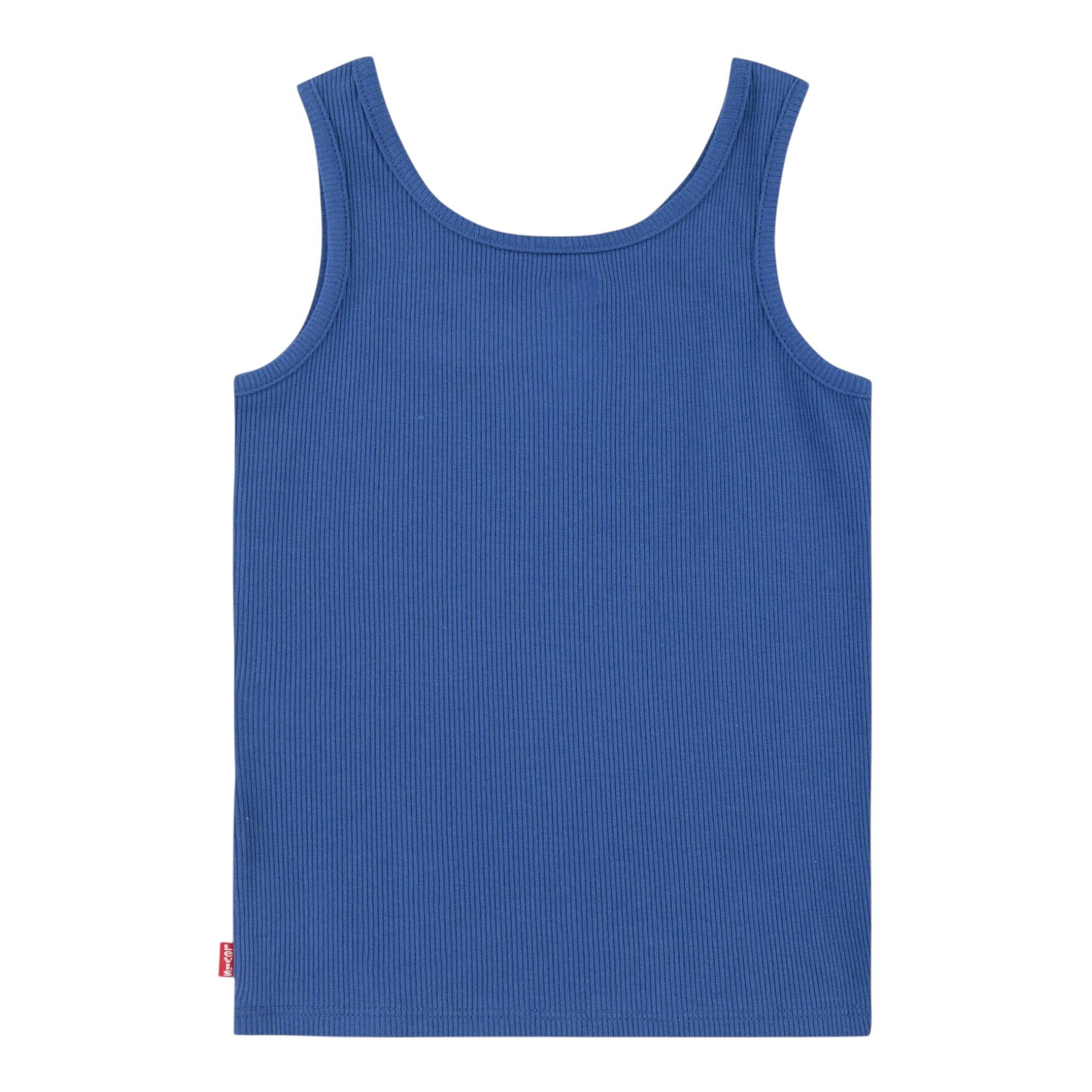 Levi'S Canotte Girocollo Tinta Unita con Logo per Bambina 3EK116 BLU LEVI'S 