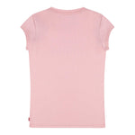 Levi'S T-Shirt Tinta Unita Girocollo con Stampa per Bambina 4E4234 ROSA LEVI'S 