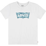 Levi'S T-Shirt Girocollo tinta unita con Stampa Bianco per Bambino 4EJ137 BIANCO LEVI'S 