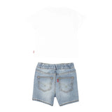 Levi'S Completo 2 Pezzi T-Shirt-Bermuda per Neonato 6EM326 BIANCO LEVI'S 