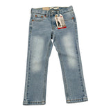 Levi'S Jeans Tinta Unita con Girovita Regolabile per Bambino 8EL207 AZZURRO LEVI'S 