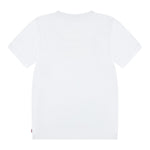 Levi'S T-Shirt Girocollo Tinta Unita con Logo per Bambino 9EM650 BIANCO LEVI'S 