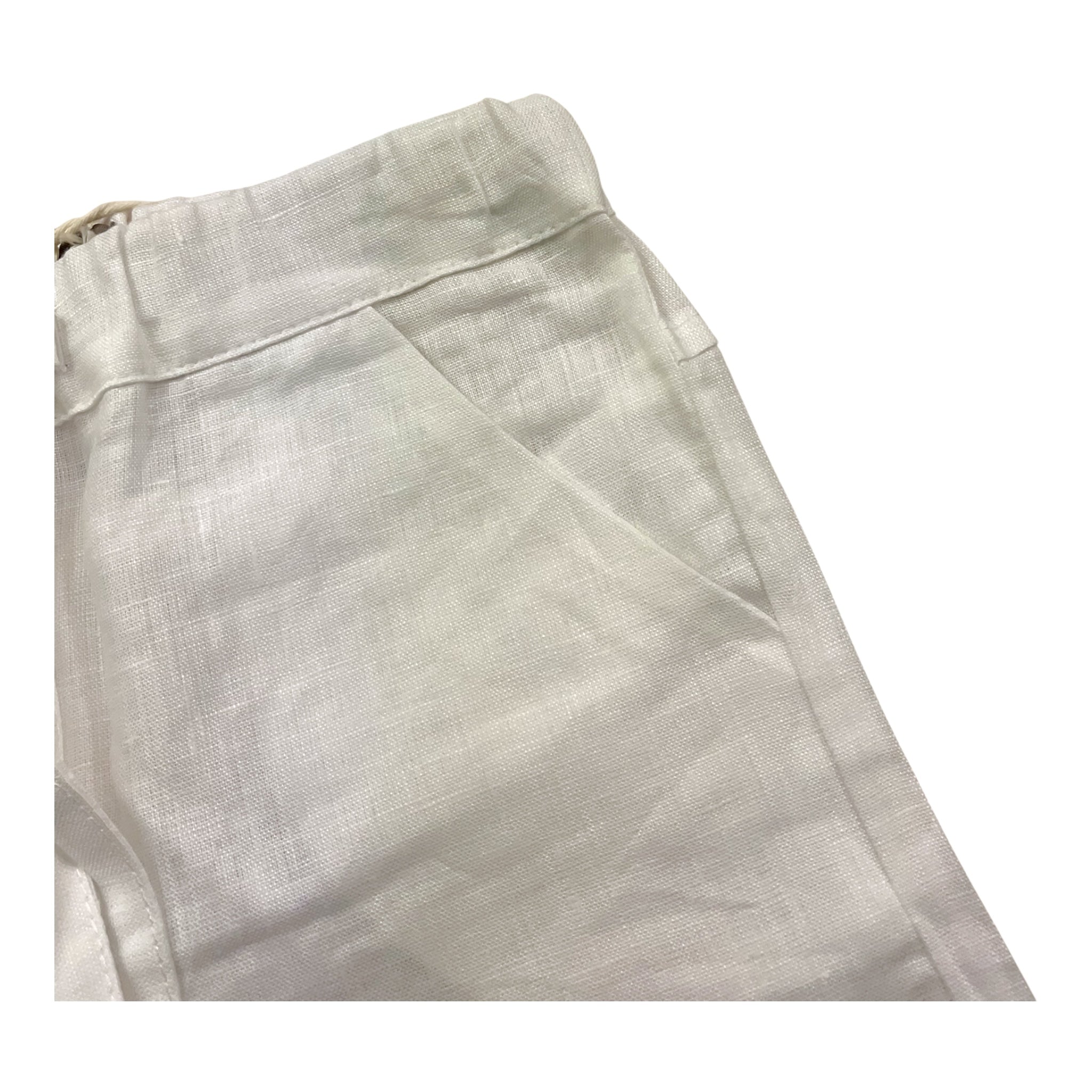 Little Bear Bermuda Tinta Unita con Elastico In Vita per Neonato 6239 BIANCO LITTLE BEAR 