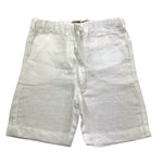 Little Bear Bermuda Tinta Unita con Elastico In Vita per Bambino 6239J BIANCO LITTLE BEAR 