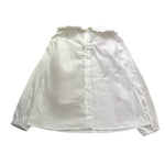 Little Bear Camicia Tinta Unita Manica Lunga per Bambina 7223 BIANCO LITTLE BEAR 