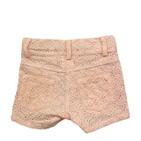 Little Bear Short Tinta Unita Traforato per Neonata 8205 ROSA LITTLE BEAR 